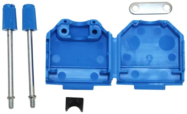 MULTICOMP PRO Backshell for DE 9-Way Connector - Blue