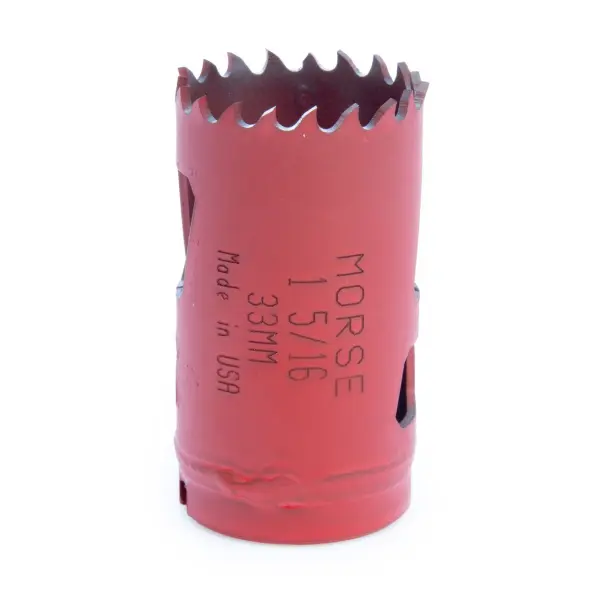 Morse MHS21 Bi-Metal Hole Saw, 33mm, M42 Steel