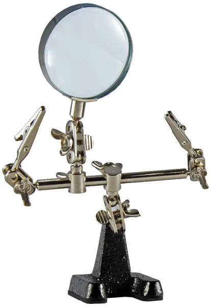 WELLER Helping Hands with Magnifier for Soldering