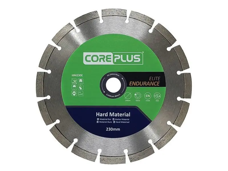 CorePlus HM230E Hoja Diamante Elite para Materiales Duros 230mm