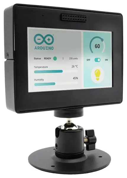 KKSB Arduino GIGA R1 & Display Shield Enclosure with Adjustable Stand