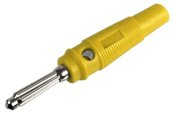 MULTICOMP Spinotto Banana Stackabile 4mm, Giallo, 30V 24A