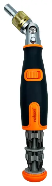 Rolson 10-in-1 Ratchet Screwdriver and Bit Set