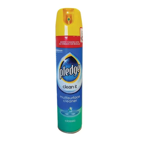 Pledge Aerosol Clean It Multi Surface Polish Classic 250ml