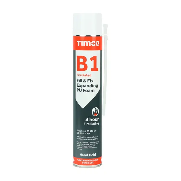 Timco B1 내화성 확장 PU 폼, 750ml