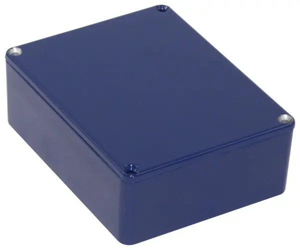 Hammond IP54 Diecast Aluminium Stomp Box Enclosure - Blue