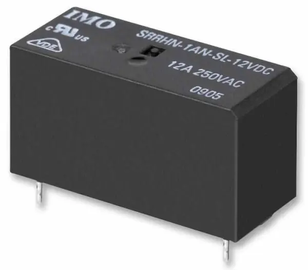 IMO Precision Controls Miniature DPDT Relay 12V DC, 8A, IP67