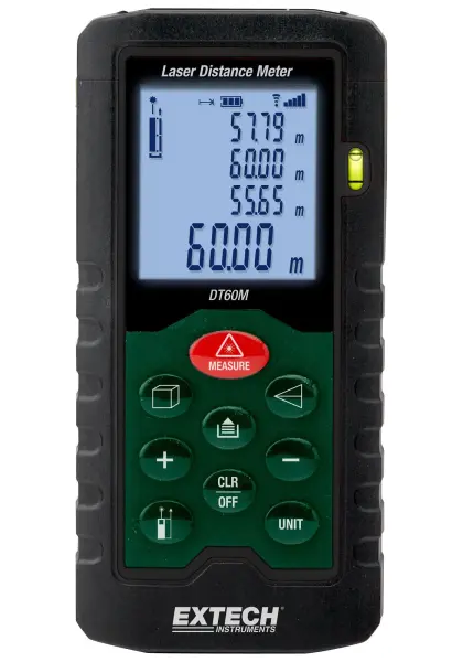 Extech Instruments Laser Distance Measuring Meter - 60m