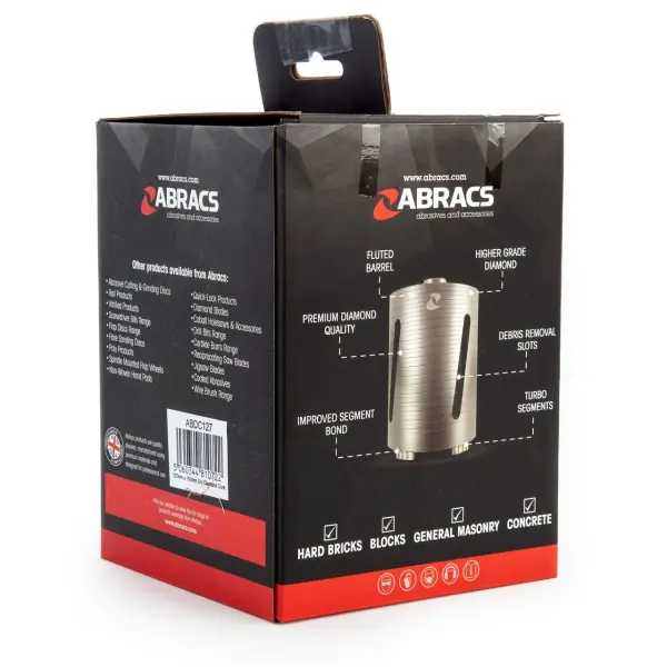 Abracs ABDC127 Dry Diamond Core Drill Bit, 127mm