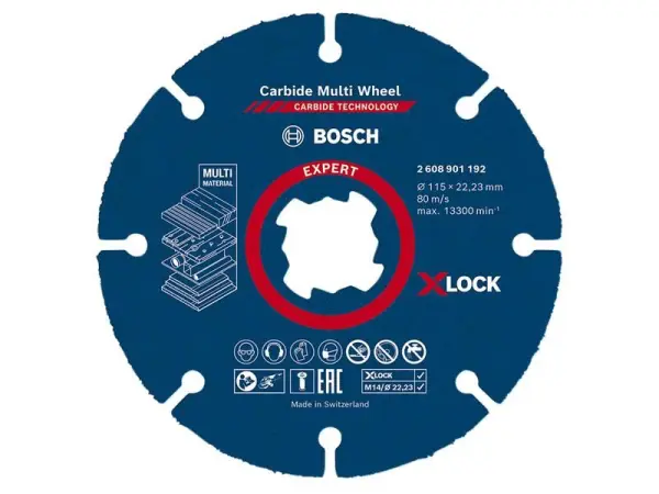 Bosch EXPERT Carbide Multi Wheel Cutting Disc 115mm x 22.23mm