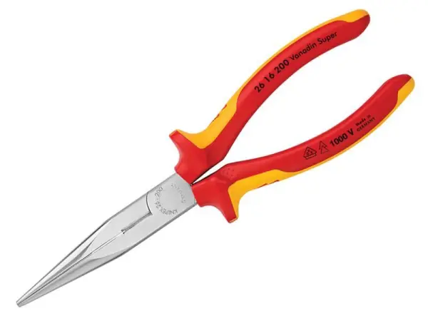 Knipex VDE Μακρύ Μεταλλικό Πενσαλόνι Πλευρικής Κοπής, 200mm