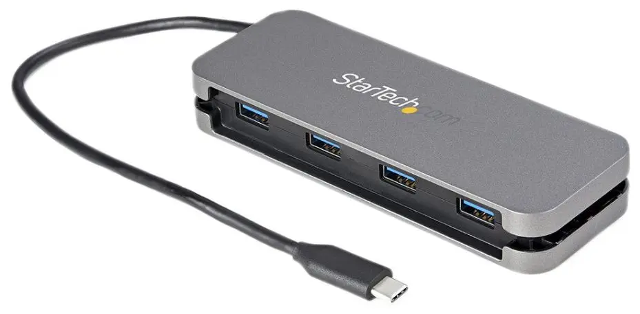 StarTech USB-C to 4-Port USB 3.1 Hub with Cable Management