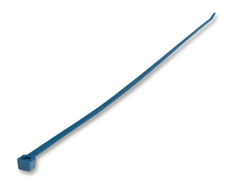 HellermannTyton Metallic Cable Ties - Blue 4.6mm x 390mm (100 Pack)