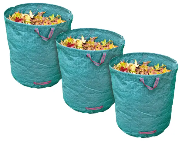ST HELENS 272 Litre Heavy Duty Garden Debris Waste Bags, 3 Pack