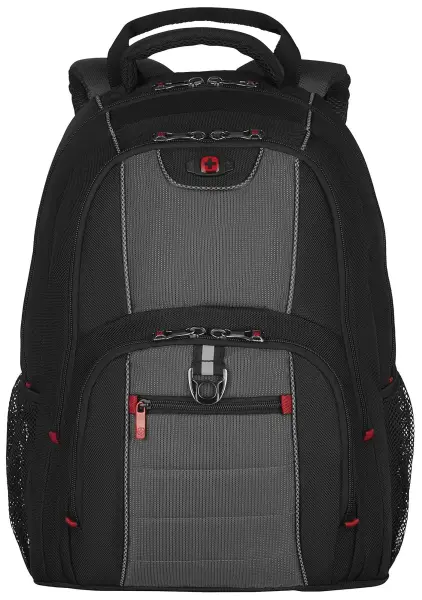 Wenger Swiss Gear Pillar 16 Inch Laptop Backpack, Black and Grey, 25 Litre