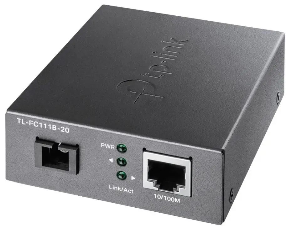 TP-Link FC111 WDM Media Converter, 10/100Mbps Fibre Optic