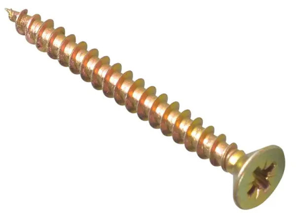 ForgeFix Multi-Purpose Pozi Screws CSK ST ZYP 5.0x55mm, Box of 200