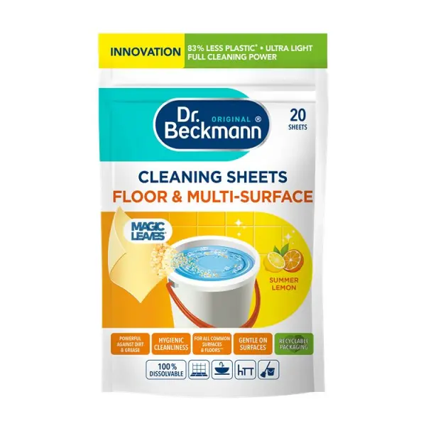 Dr Beckmann Reinigungstücher Multi-Fläche Sommer Zitrone 20 Stück
