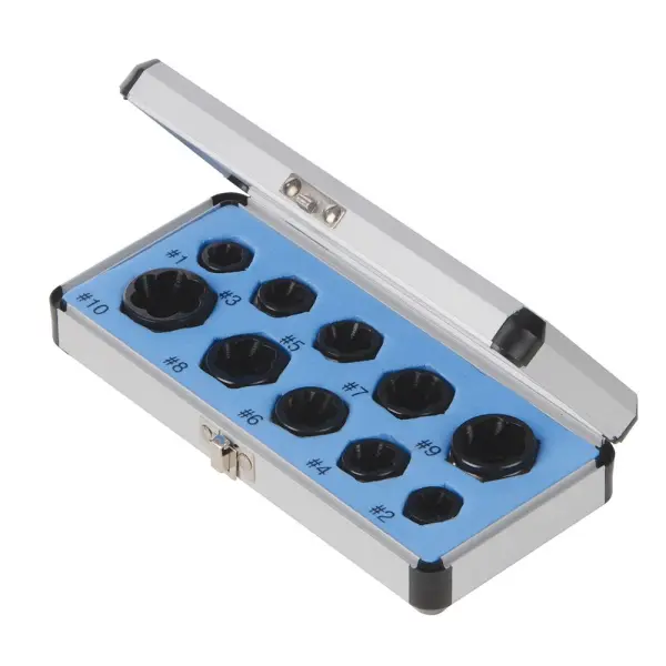 Silverline Σετ Αφαίρεσης Κατεστραμμένων Μπουλονιών, 10 Τεμάχια