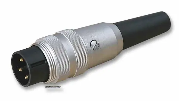 Lumberg SV30 DIN 3-Pin Plug, Straight, 5A, 250VAC