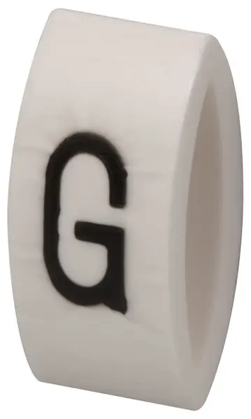 Multicomp Pro Tie-On Cable Marker G Black/White Pack of 100
