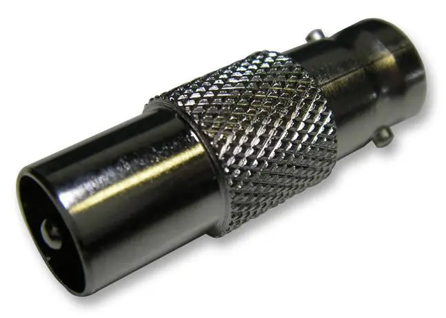 Pro Signal BNC Socket to TV Coax Plug Adapter, Straight