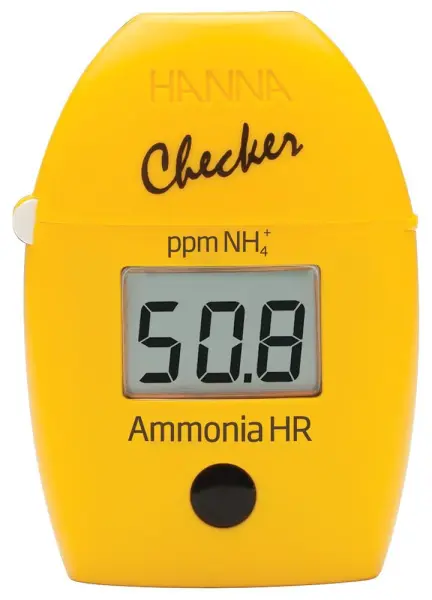 HANNA INSTRUMENTS Freshwater Ammonia Checker High Range