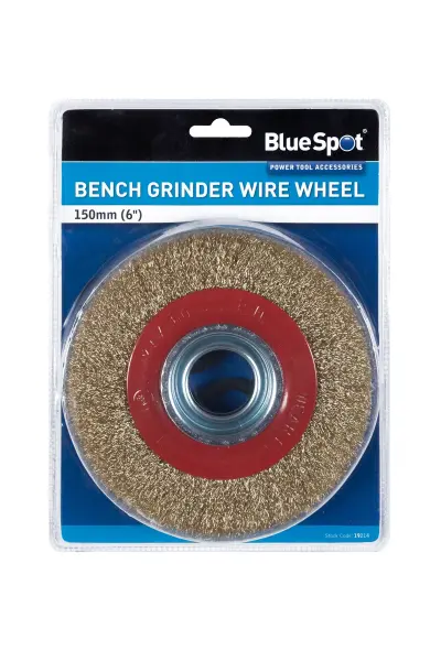 Blue Spot Tools 150mm Bench Grinder Wire Wheel
