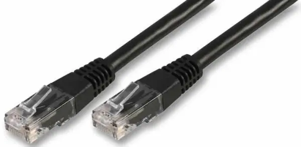 PRO SIGNAL - Cat6 RJ45 Ethernet-Patchkabel, 15m Schwarz