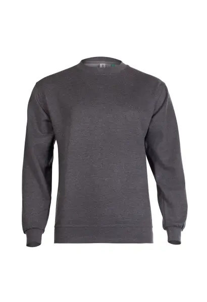 Uneek - Sweatshirt Éicea-Friendly Uathfhorinscneach, Gual Charcoal, Méid XS