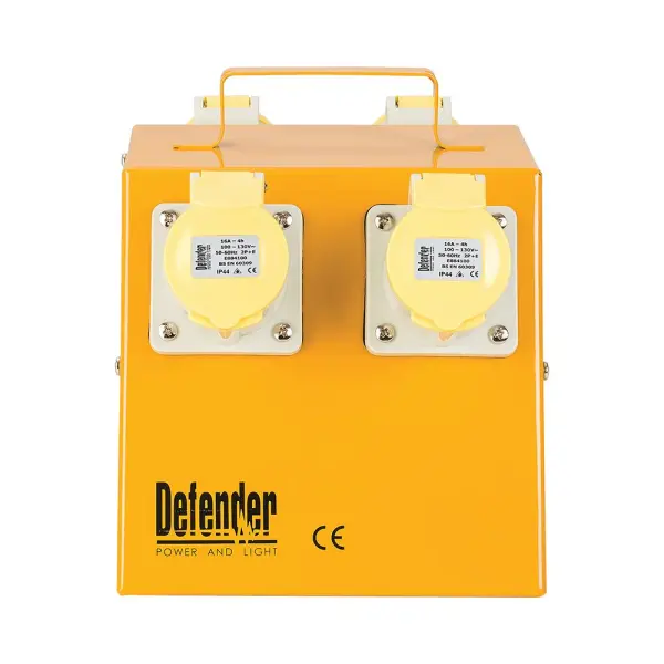Defender 4 x 16A Διαχωριστικό Κουτί, 110V, Ατσάλι