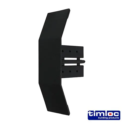 Timco Timloc Ambi-Verge Traufstarter - Schwarz - 99154 (155 x 105 mm - 1 Stück)
