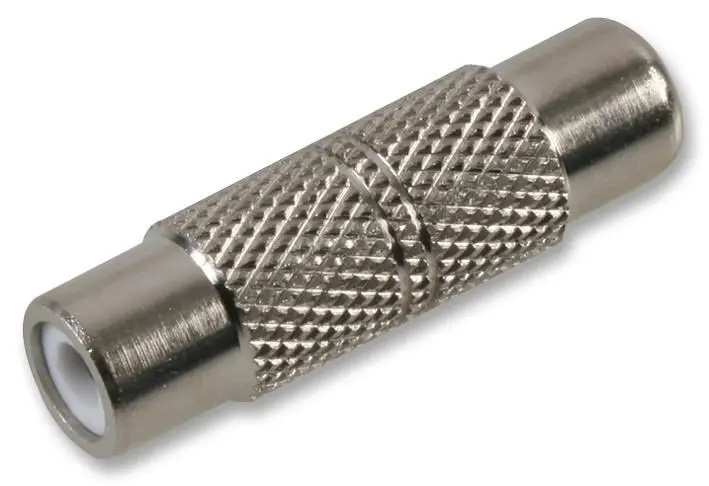 PRO SIGNAL מחבר RCA/פנו מתכת מלאה, מצופה ניקל