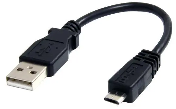 STARTECH 0.15m USB A Male to Micro B Male Cable