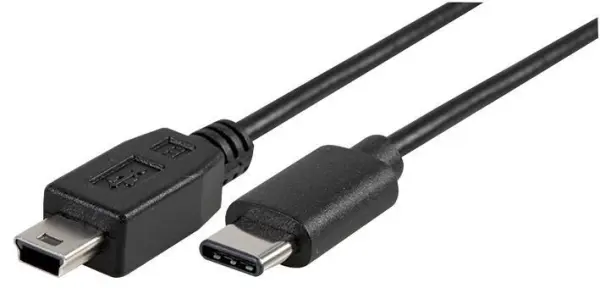 PRO SIGNAL - Kabel USB-C Lelaki ke USB 5-Pin Mini B Lelaki USB 2.0, 1m