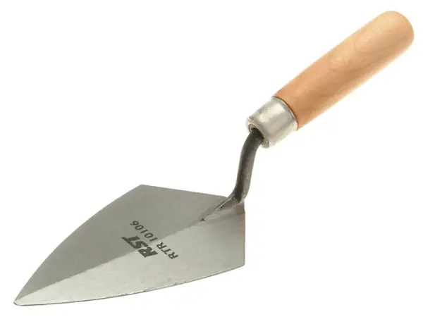 RST Pointing Trowel, Philadelphia Pattern, Wooden Handle, 150mm (6in)