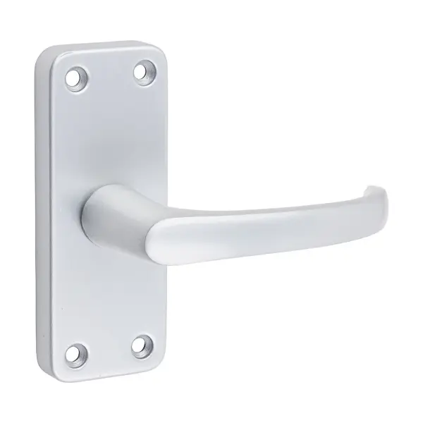 Timco - Pemegang Lever Kontrak, Aluminium Satin, 103 x 40mm, 1 Pasang