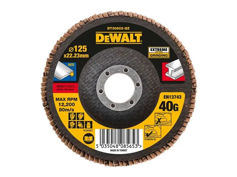 Dewalt DT30602 메탈 플랩 디스크 125mm x 40G