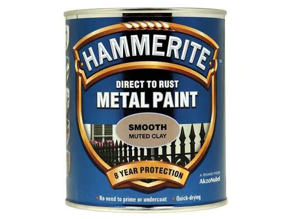Hammerite - Peinture Directe sur Rouille pour Métal, Terre Cuite Mat, Finition 