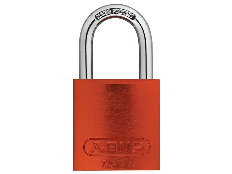 ABUS Cadeado Alumínio 72/40mm Laranja TT02767 com Chave Igual