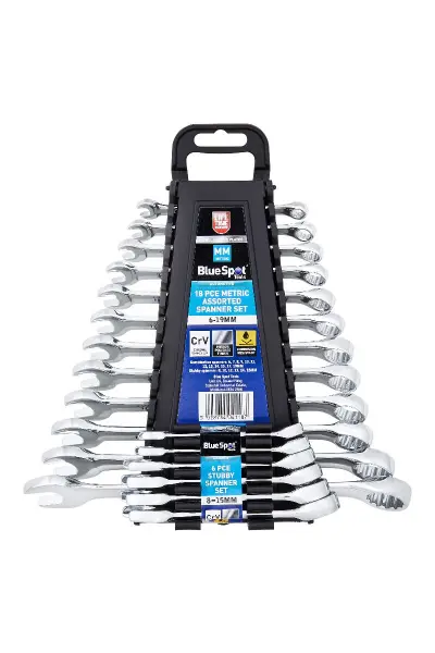 Blue Spot Tools 18件公制扳手套装（6-19毫米）