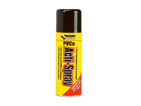 Everbuild Sika PVCu Acti-Spray 200ml, Witte Superlijm Activator