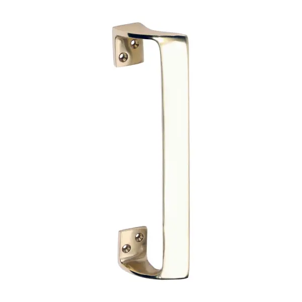 Timco Oval Grip Pull Handle - Polished Brass