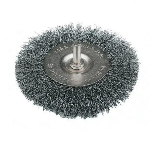Silverline - Brosse à fils rotative en acier - 75 mm, tige de 6 mm