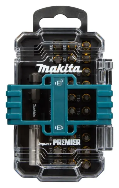 Set Bit Torsion Makita Impact Premier, 31pcs, 280g