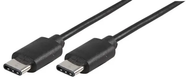 PRO SIGNAL USB-C Männlich zu USB-C Männlich Kabel, USB 2.0, 1m