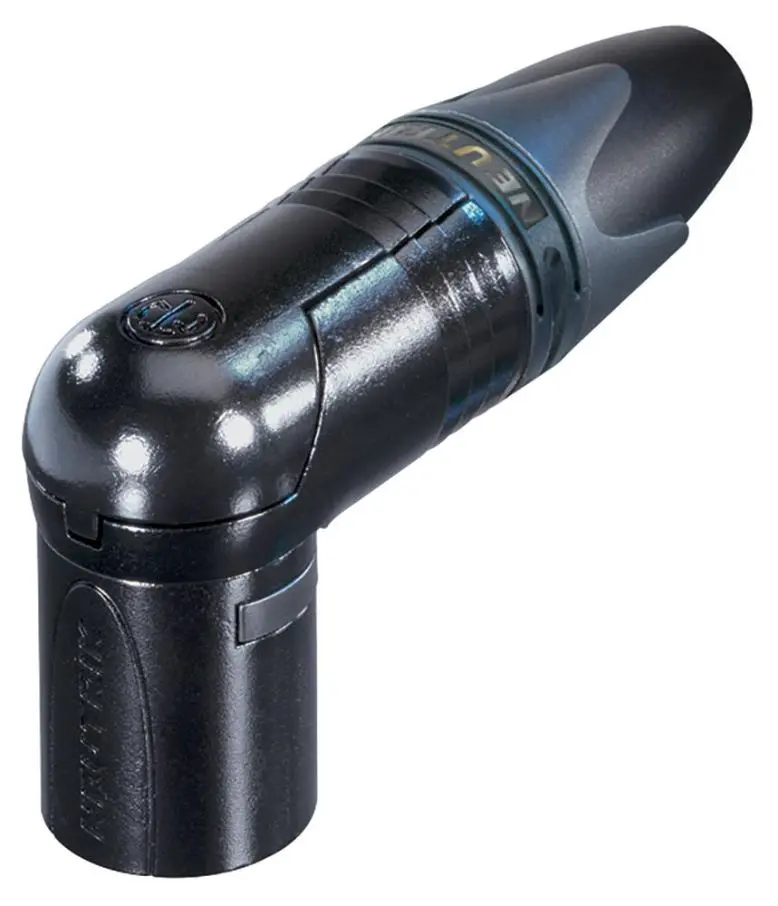 NEUTRIK XLR Plug, 3-Pόλοι, 90° Ορθή Γωνία (NC3MRX-BAG)