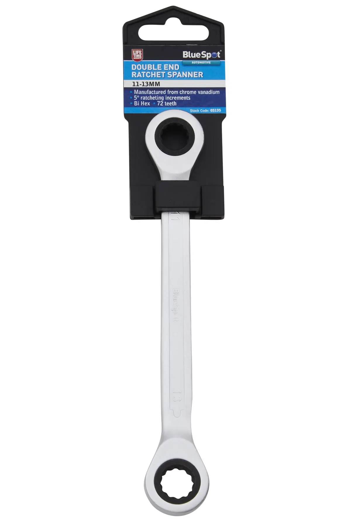 Blue Spot Tools Doppel-Ratschen-Handschlüssel (11-13mm)