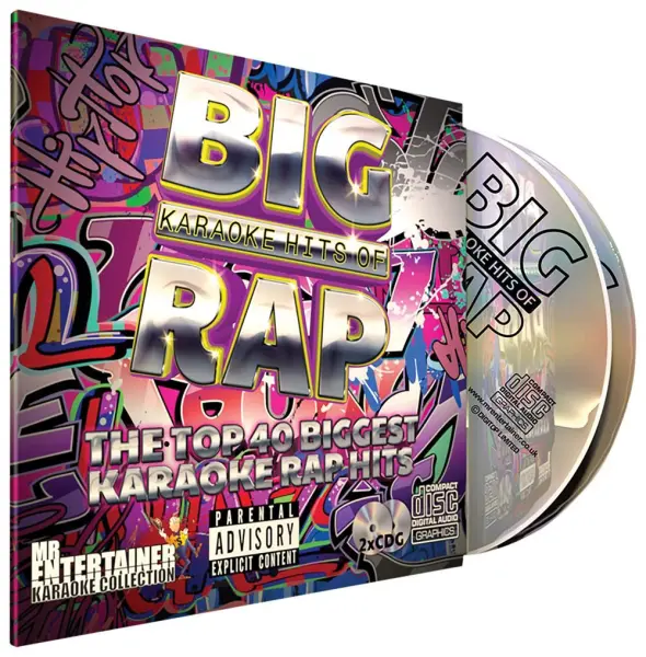 40 Track Karaoke CDG – Big Karaoke Hits of Rap