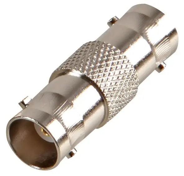 PRO SIGNAL Adaptateur BNC Femelle vers BNC Femelle, 75 Ohm, Nickelé